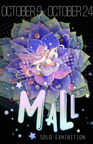 Poster design for MALL solo art exhibition