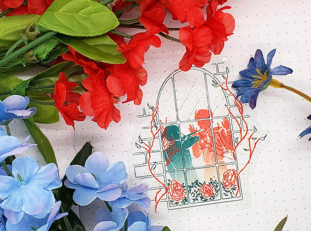 Translucent sticker design